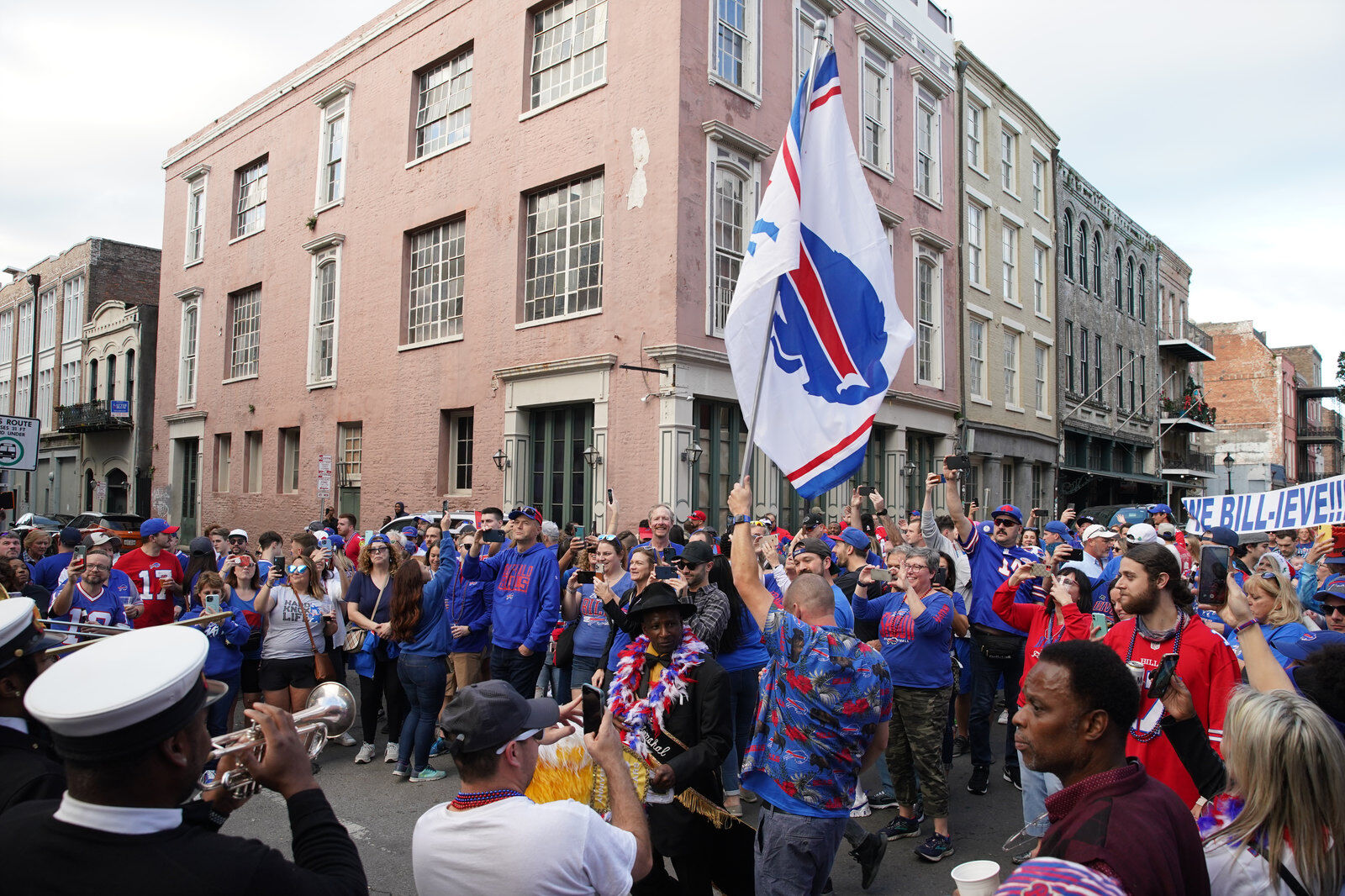 Buffalo Bills packers of NOLA Takeover Parade